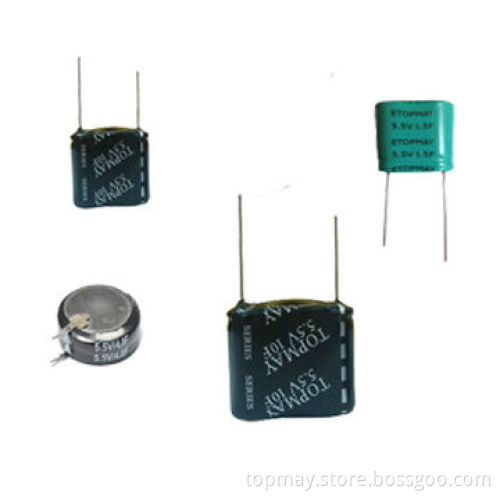 Supercapacitors with Up to 1,000C Discharge Current, Suitable for CMOS, RAM and VCRs